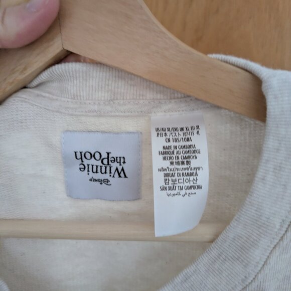 Disney Store/Parks Winnie the Pooh Sweater (Size W's XL but check description) - Picture 4 of 4